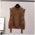 Women’s waistcoat spring and autumn outer wear pullover sweater  fashion casual new ladies sleeveless round neck knitted top