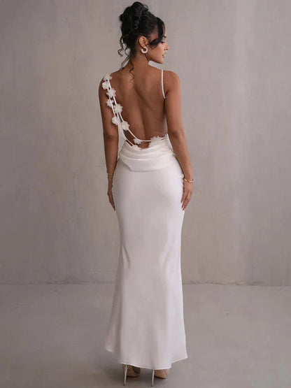 Laelia | Satin Maxi Dress