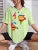 Painted Lady Face Personality Design Print T Shirt Female Street Comfortable T-Shirt Soft Casual Tops Breathable Short Sleeve