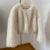 Chic Street Blogger Fashion Girls  Winter Trendy Faux Raccoon Fox Fur Coat Jacket Women Thick Warm Cropped Fluffy Overcoats