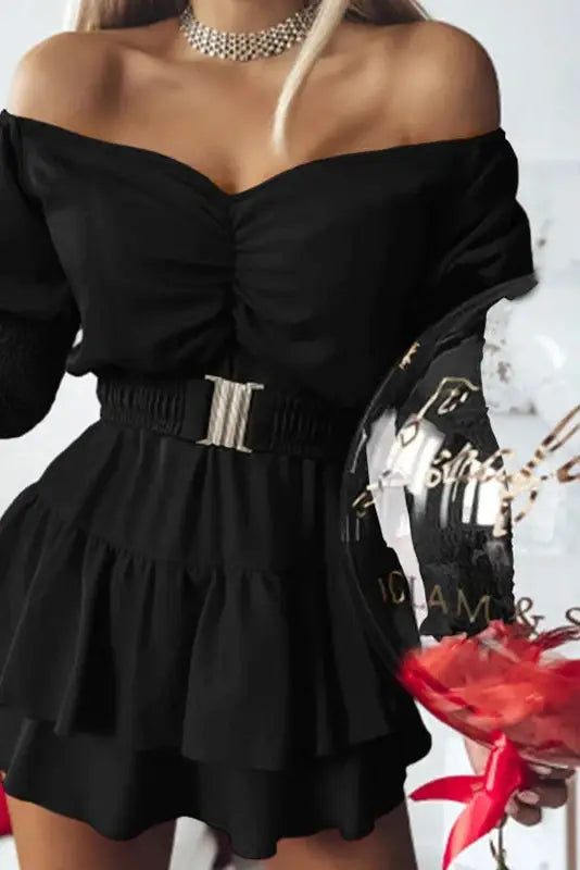 Vintage Belted Mini Dress
