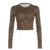 Leopard Sexy Single Breasted Women¡¯s Tops Long Sleeve Slim Fit Gyaru Clothing Streetwear Trendy T-Shirts Autumn