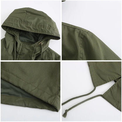 Chaqueta impermeable clásica y elegante para mujer | Ideal para actividades al aire libre