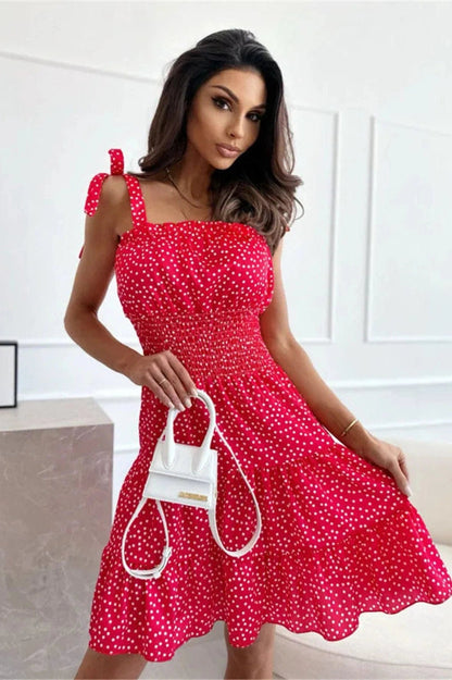 Elegant Backless Sleeveless A-Line Mini Dress