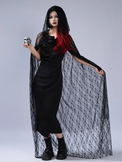 Two-Layer Lace Cloak