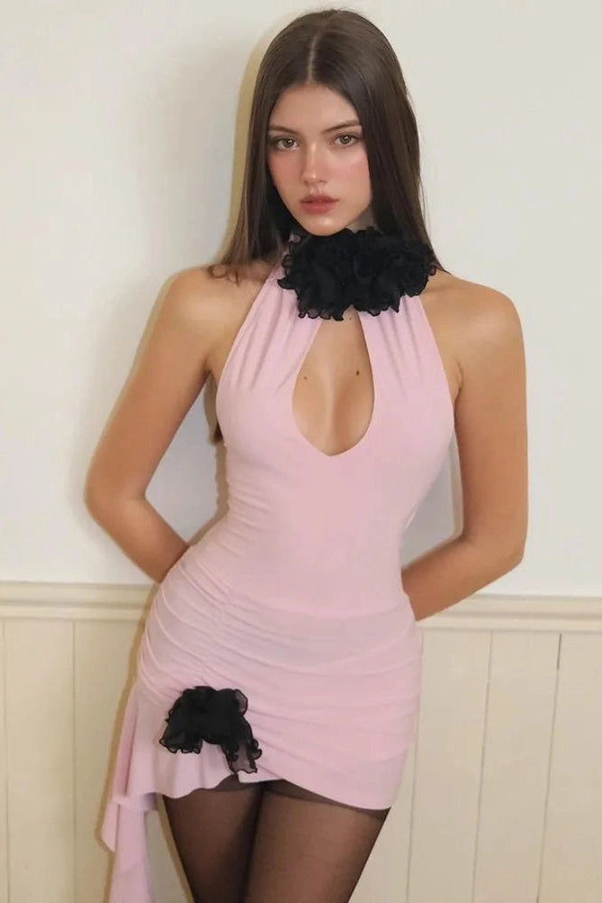 Slim Straps Mini Dress