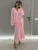 Autumn 2 Piece-Set Maxi Skirt Female V-Neck Loose Patchwork Fashion Pullover And Long Skirt Sets Elegant Ladies Outfits