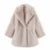 Lapels Faux Fur Coat Women  Winter Brand Designer Fluffy Fox Fur Jacket Luxury Furry Overcoats Girl Stylish Long Outerwear