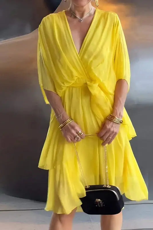 Chiffon Mini Dress