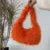 Cute  Winter Candy Color Handbags Women Kawaii Furry Plush Faux Fur Bags Goth Y2k Girls Festival Shoulder Armpit Hobos Bag