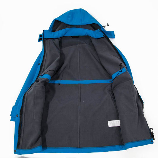 Chaqueta impermeable clásica larga con capucha para mujer | Ideal para actividades al aire libre