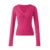 Y2K Cute Grunge Burgundy T-shirt 00s Vintage V Neck Long Sleeve Tees Chic Retro Women Milkmaid Tops Autumn Techwear Clothes