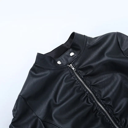 Slim Fit Zipper Detail Jacket
