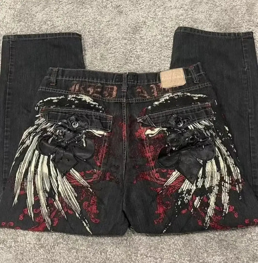 Dark Devil Wide Leg Pants