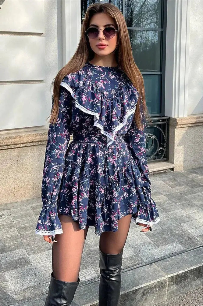 Patchwork Mini Dress