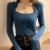 Basic Sweater Women Square Collar Knitted Pullovers Korean Fashion Long Sleeve Knitwear Solid Simple All Match Jumpers New
