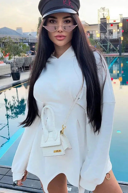Hooded Mini Dress
