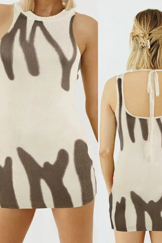 Sleeveless Slim Fit Mini Dress