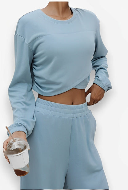 Streetwear Sweater Two-piece Suit