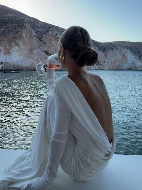 Elegant Long Sleeve Bodycon Party Club Evening Dress Women Sexy Backless SlimVestido Fashion Autumn/Winter New 2025