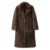 Vintage Luxury Long Faux Fox Fur Coat Women  Winter Warm Fluffy Fur Jacket Female Street Furry Outerwear Overcoat
