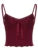 Christmas Red Vintage Elegant Camisole Lace Trim V Neck Tie Bow Sleeveless Slim Cute Crop Top Women Y2K Streetwear Clothes