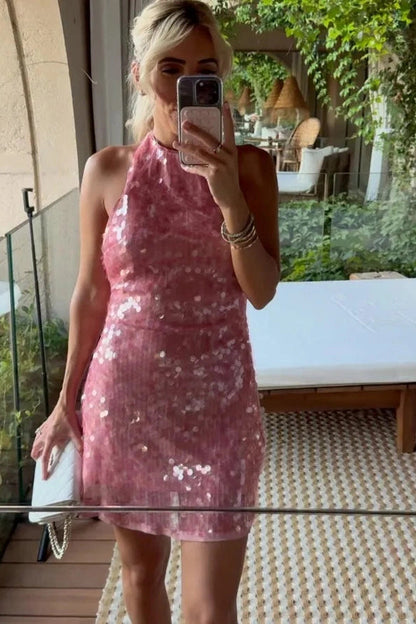 Sleeveless Slim Fit Mini Dress