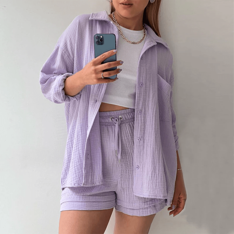 Ylona - Conjunto - Casual - Diseño versátil - Ropa para el día a día
