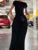 Solid Backless Skinny Sexy Short Sleeve Long Dress Women Elegant Fashion Summer Vacation Outfits
