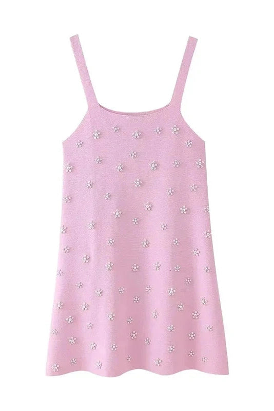 Sleeveless High Waist Mini Dress