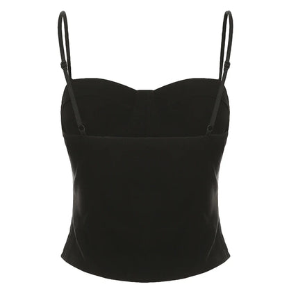 Solid Simple Fish Bones Binding Waist Women¡¯s Camisole Skinny Sexy Rave Classical Tank Spring Summer Trendy Clothes