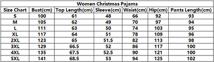 DressBetty - Merry Christmas Pajamas Set Casual Matching Set Full Sleeve Tops+Pants 2 Pieces