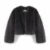Brand Fashion  Winter Sweet Pink Cropped Faux Fur Coat Women Streetwear Ins Chic Girls Fluffy Fox Fur Jacket Female