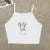 Sweet and spicy new printed short-sleeved short T-shirt women summer  Spice Girls slimming everything with shoulder clothes