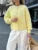 Loose Casual Sweater Cardigan Coat For Women Long Sleeve Cropped Solid Autumn Clothes Top Knitwear Women’s Outwear