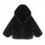 Brand Runway Fashion Iconic Hooded Batwing Faux Fur Coat Women Chic Winter Hailey Bieber Shaggy Overcoat Fox Fur Jacket