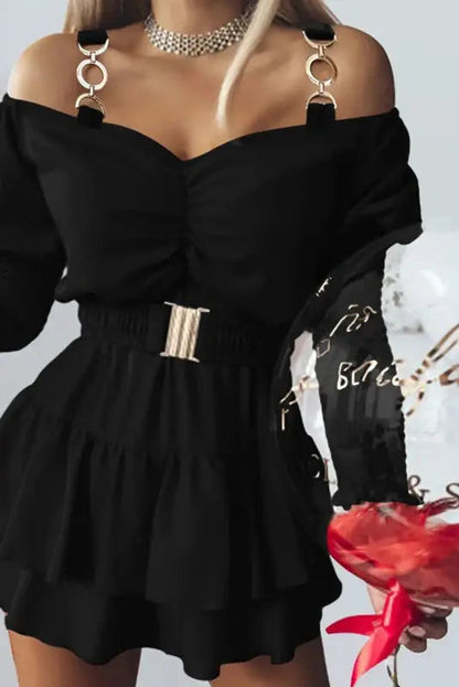 Vintage Belted Mini Dress