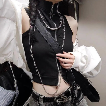 Vintage Motorcycle Zip Jacket