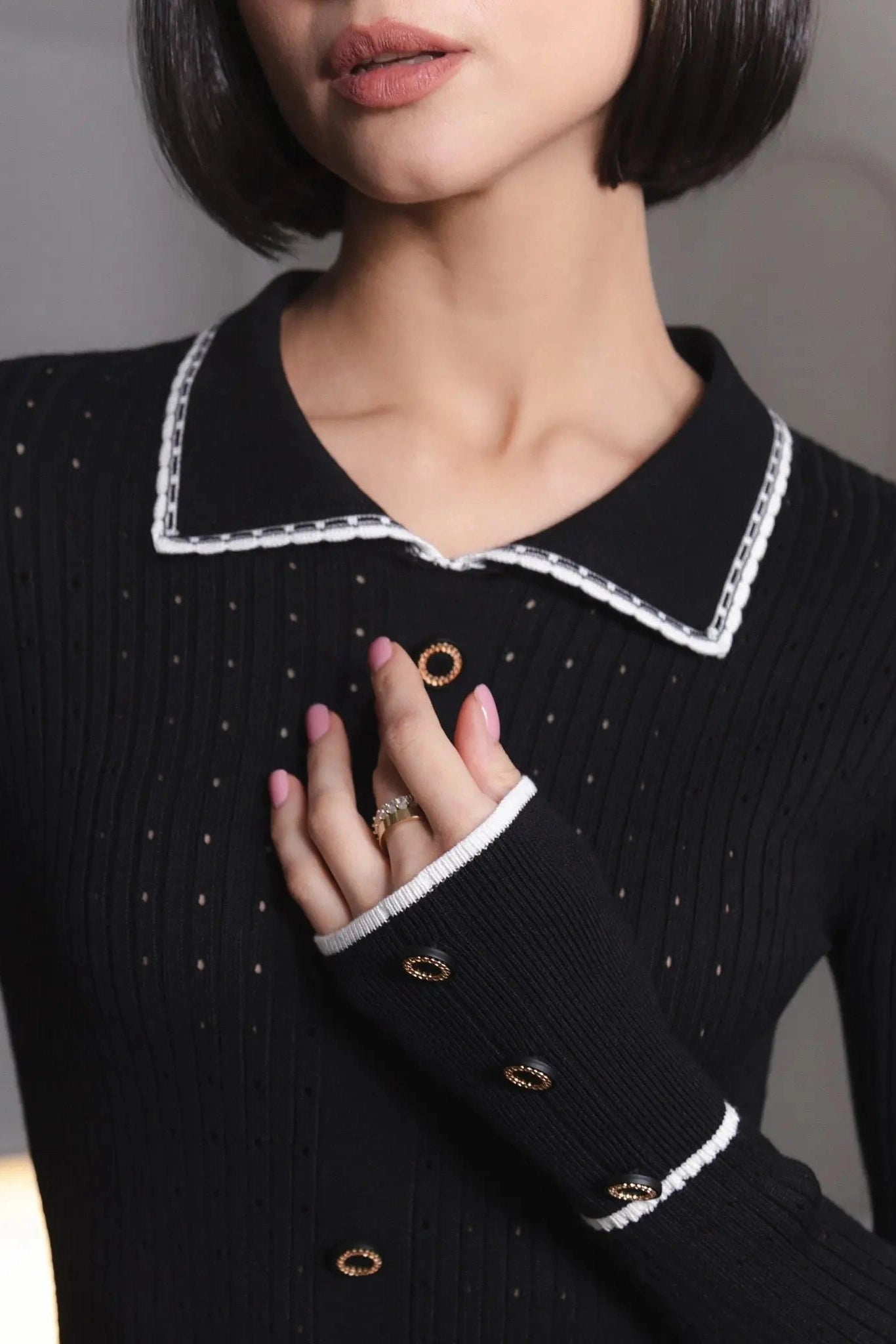 Elegant Long Sleeve Bodycon Mini Dress