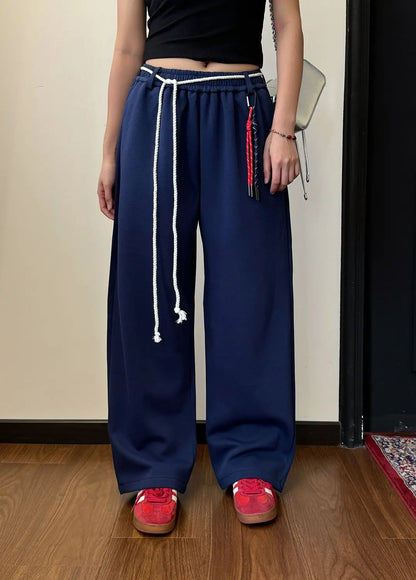 Y2k Kpop Red Sweatpants Women Baggy Harajuku Korean Hip Hop Style Wide Leg Jogger Pants Streetwear Oversized Aesthetic