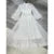 Elegant Long Dress British Style Fashion Beading Single Breasted Design Gentle Temperament Dresses Women 2025 Spring Autumn