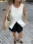 White High Waist Pocket Vests Top Women’s Sleeveless Slim Patchwork Fashion Solid Streetwear Female Y2k Vests Top Autumn