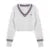 Korean Fashion Sweaters Women Autumn V-neck Y2K Cartoon Embroidery Knitted Tops Winter Soft Basic Long Sleeve Pullovers