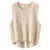 Women V-neck Sweater Vest Solid Sleeveless Preppy Style Sweet Knitted Vest Female Casual Pullover Waistcoat Fall Winter