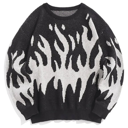 temperament commuter style pullover sweater for women’s autumn and winter new loose all-match crew-neck knitwear