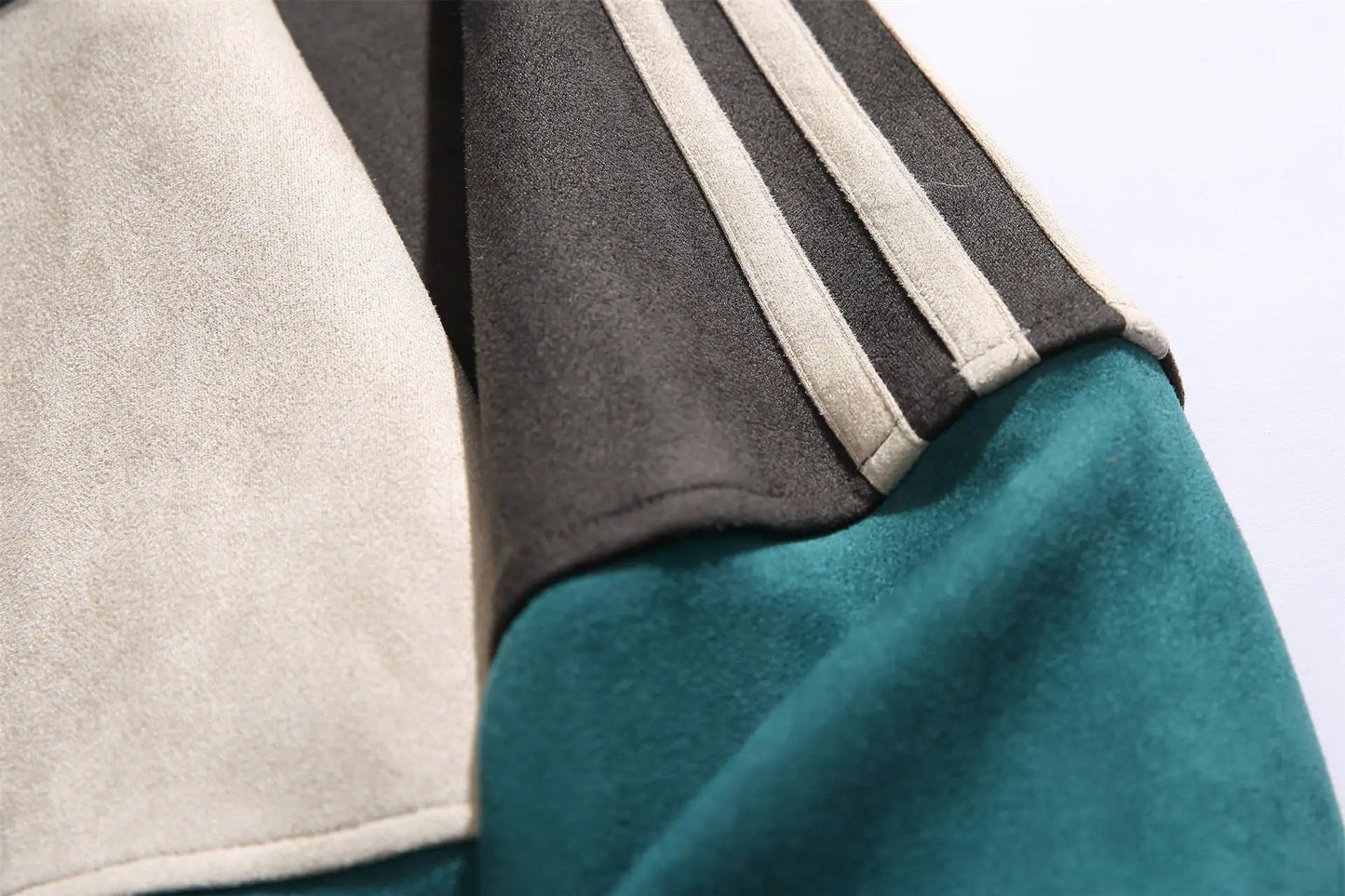 Voguable  Y2k Sweatshirts Suede Hip Hop And Couple Sports Pullovers China-Chic Loose Versatile Casual Tops Spliced