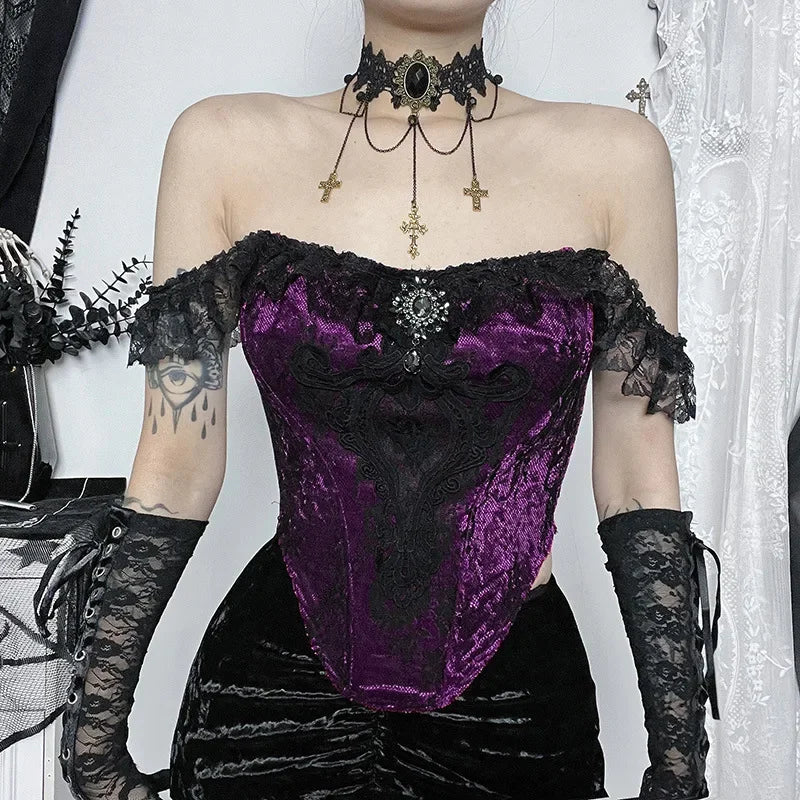Dark Tone Bustier Corset