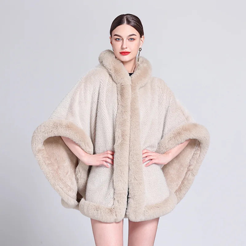 Long Plush Winter Cloak