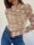 See-Through Lace Mesh T-shirt For Women Long Sleeve Printed Fashion Sexy Summer  Contrast Pullover Female Slim Tee Top
