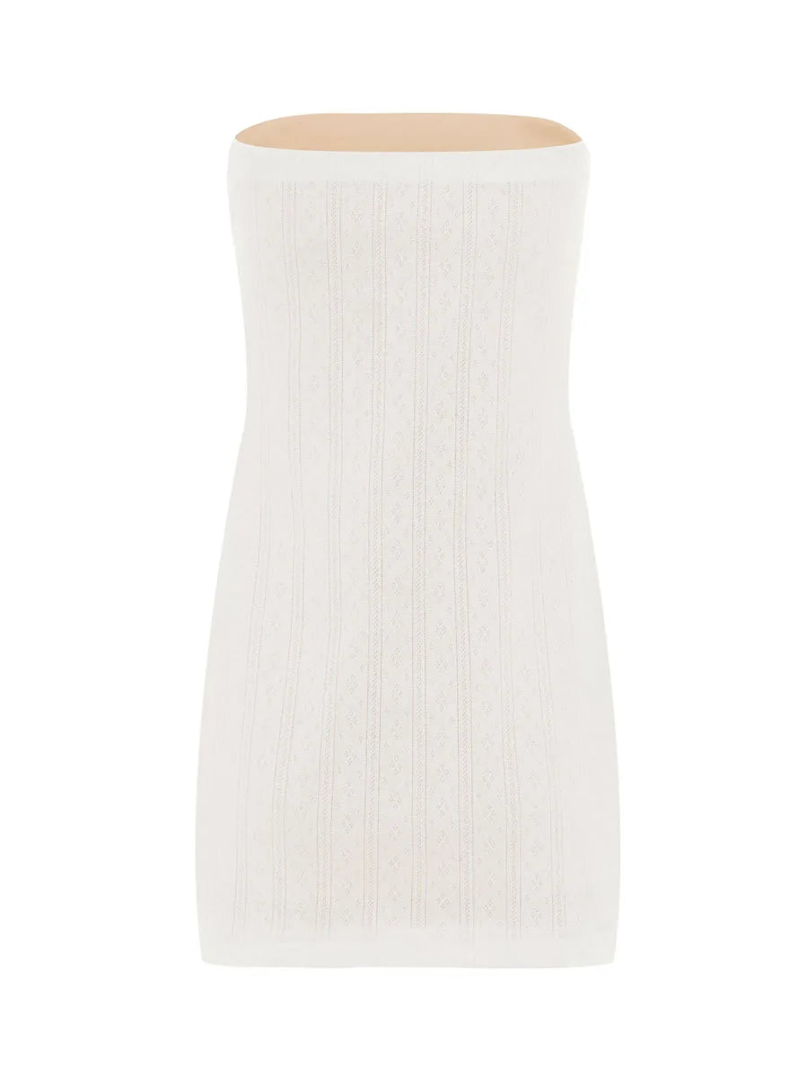 Elegant Bandeau Mini Dress